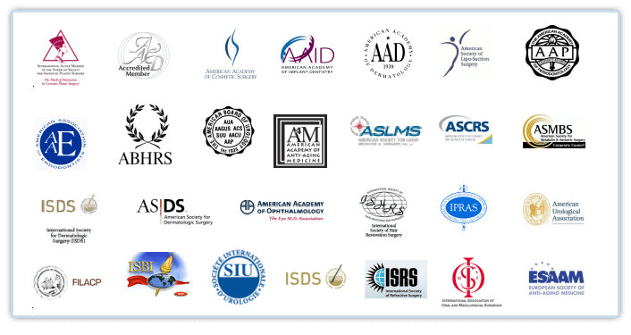 Picture of logos for international medical associations