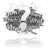 Drawing of question works.