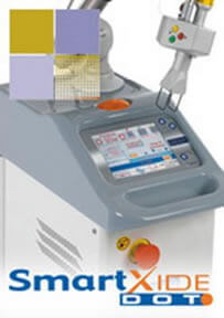 Picture of a DEKA SmartXide Fractional CO2 laser used for Laser Wrinkles Removal Treatment in Costa Rica.