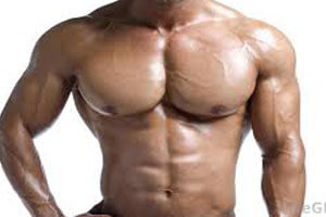 male-pectoral-implants Picture of a man showing the results of a Male Pectoral Implants procedure in Costa Rica.