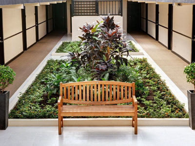 Picture of the interior of the Costa Rica Medical Center Inn, San Jose, Costa Rica.