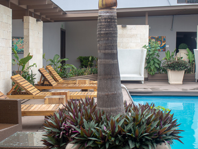 Picture of the pool at the Costa Rica Medical Center Inn, San Jose, Costa Rica.