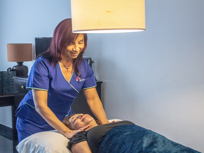 Picture of a guest receiving care at the Costa Rica Medical Center Inn, San Jose, Costa Rica.