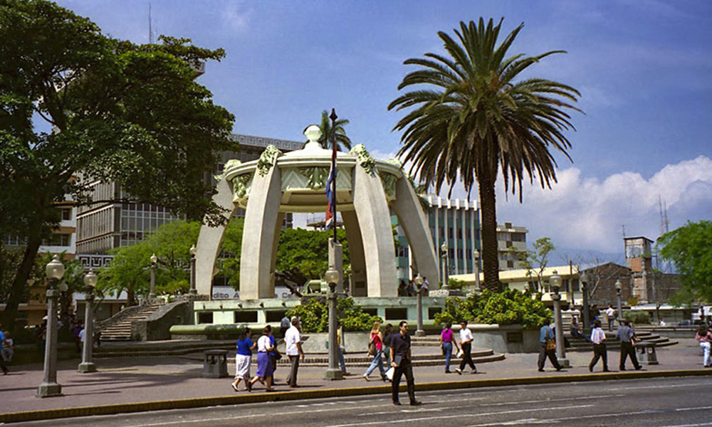 san-jose-costa-rica-city-scene Picture of a park in San Jose, Costa Rica.